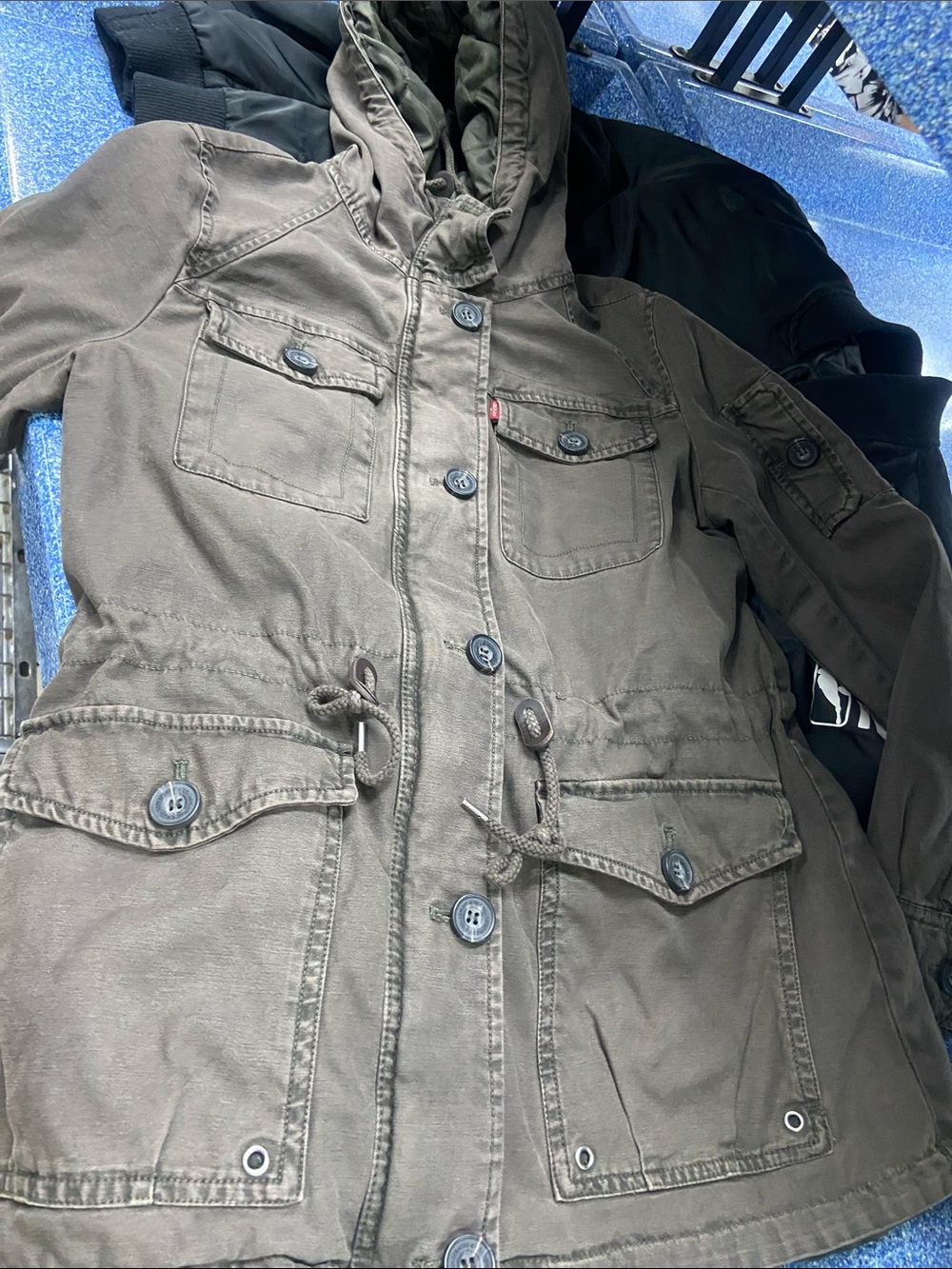 Levi's Black Quilted Puffer Jacketi